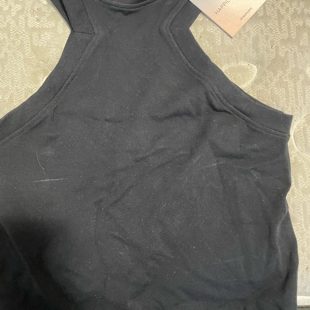 Black Sleeveless Women's Top